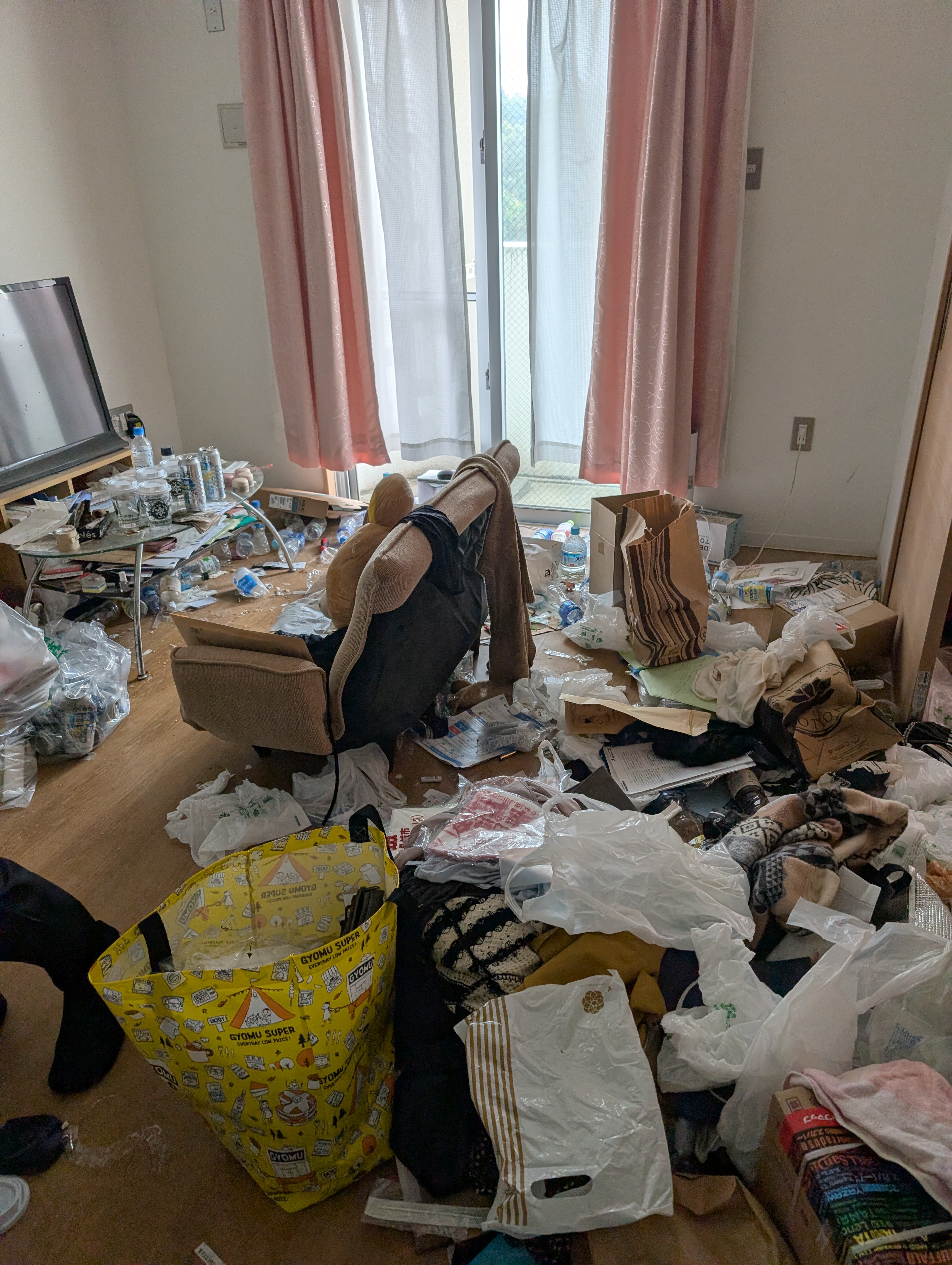 ゴミ屋敷清掃前の状態